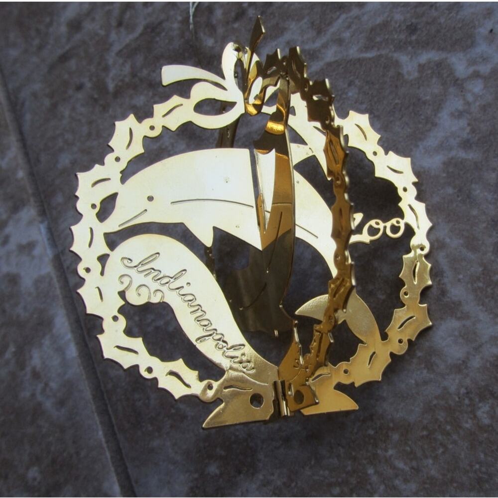 Indianapolis Zoo Dolphin Holiday Ornament